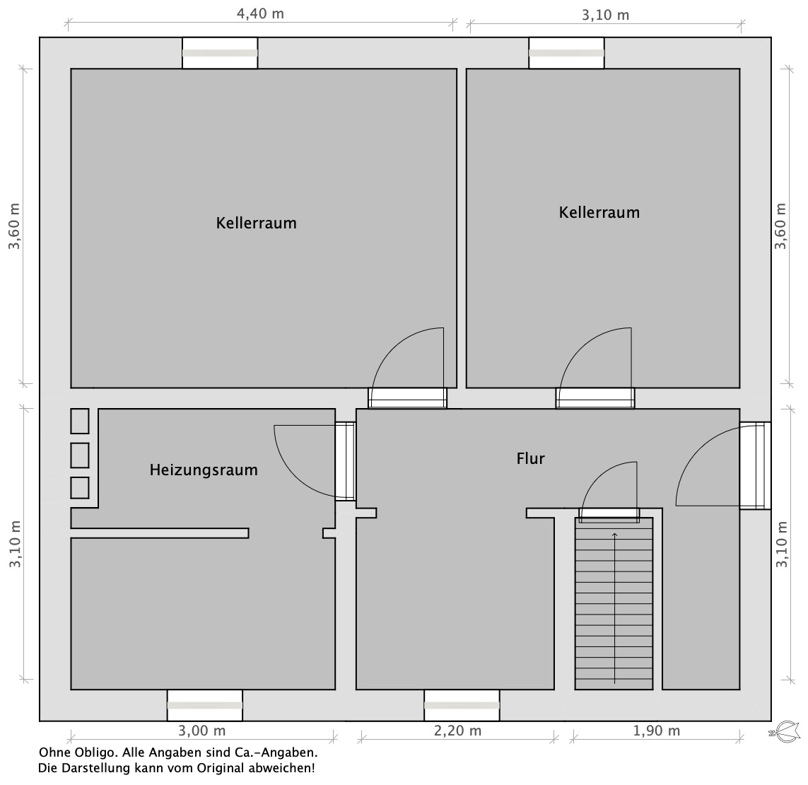 Grundriss Kellergeschoss Grundriss Kellergeschoss