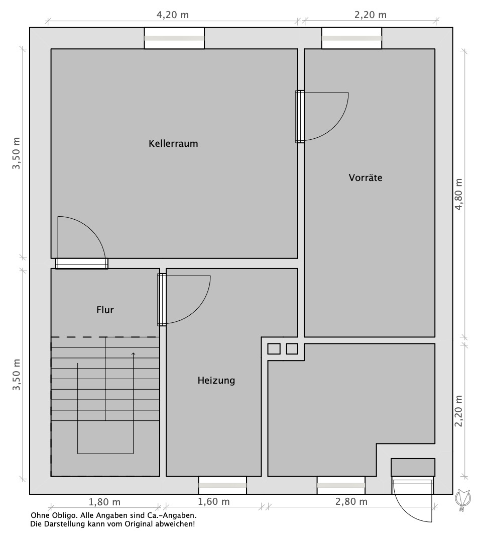 Grundriss Kellergeschoss Grundriss Kellergeschoss