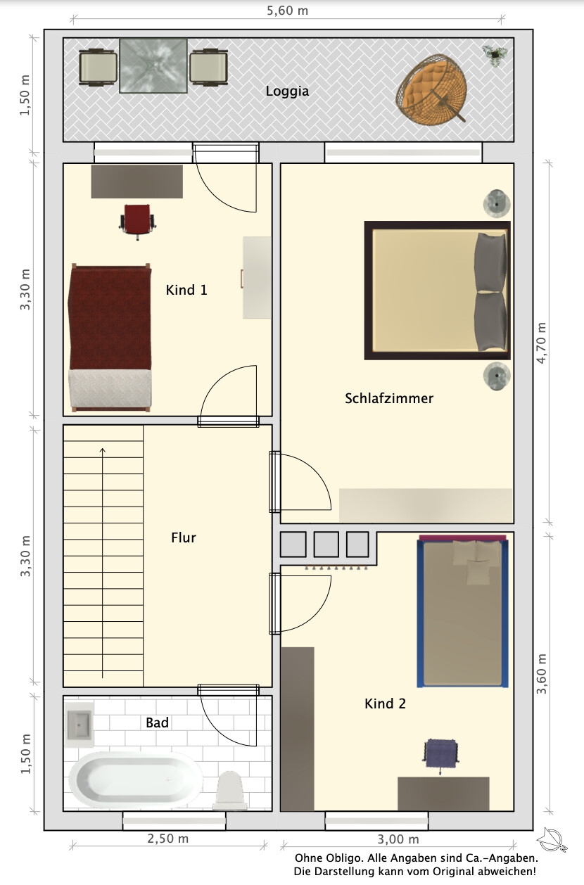 Grundriss Obergeschoss Grundriss Obergeschoss