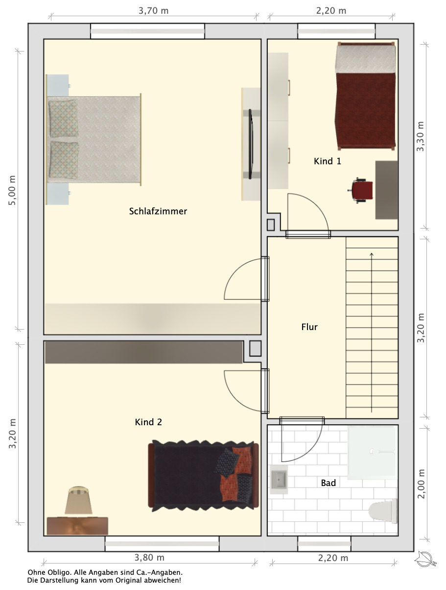 Grundriss Obergeschoss Grundriss Obergeschoss