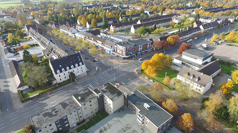 Fedderwardergroden - Kreuzung Poserner- Preußenstraße - panoramio web